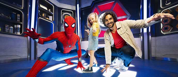 Guests with Spider Man