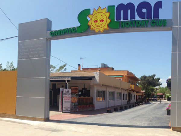 Camping Solmar Entrance